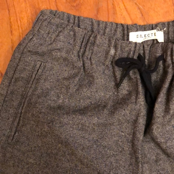 Selected Homme Wool Joggers - Picture 2 of 3